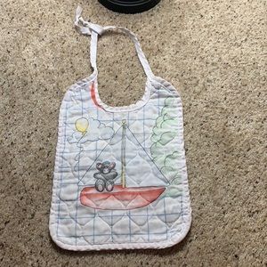 Handmade Reversible Baby‎ Bib- OS
